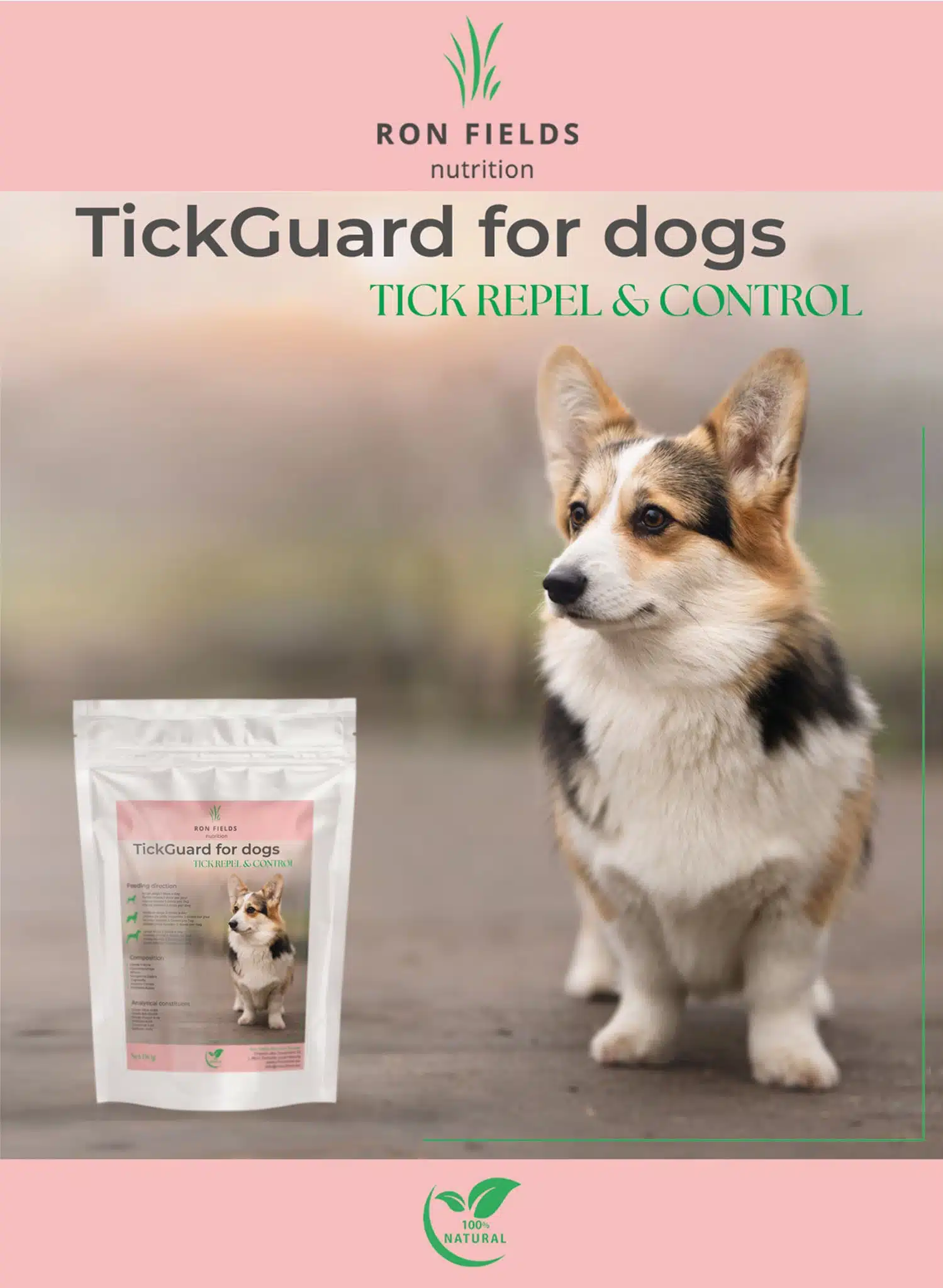 Ron Fields Nutrition TickGuard for dogs