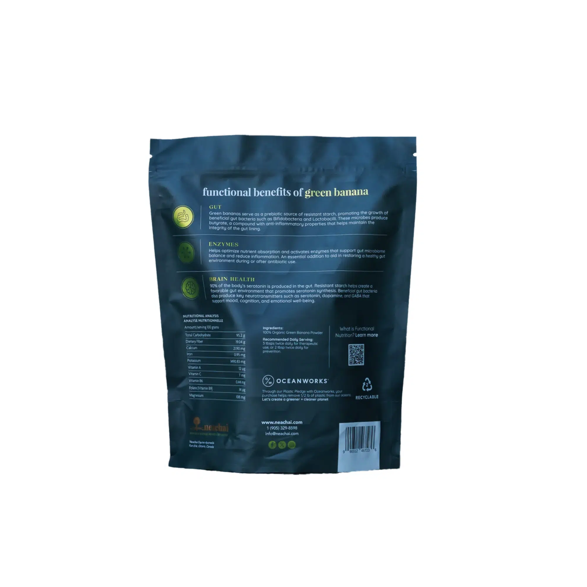 Neachai Organic GREEN BANANA - Afbeelding 2